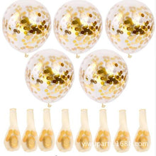Load image into Gallery viewer, 1set Happy Birthday Letter Banner Rose Gold Confetti Balloons Baby Shower Birthday Party Decorations Boy Girl Kids Party Favors