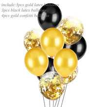 Load image into Gallery viewer, 1set Happy Birthday Letter Banner Rose Gold Confetti Balloons Baby Shower Birthday Party Decorations Boy Girl Kids Party Favors